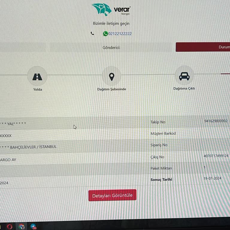 Aras Kargo O O O O O O O