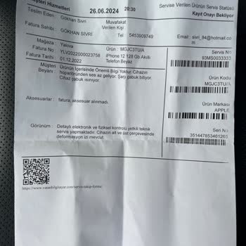 KVK Servis Garantili Ürüne Garanti Uygulamıyor