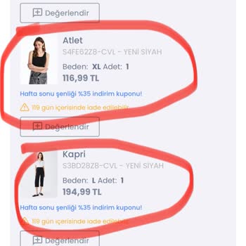 LCW Kayıp Ürünler