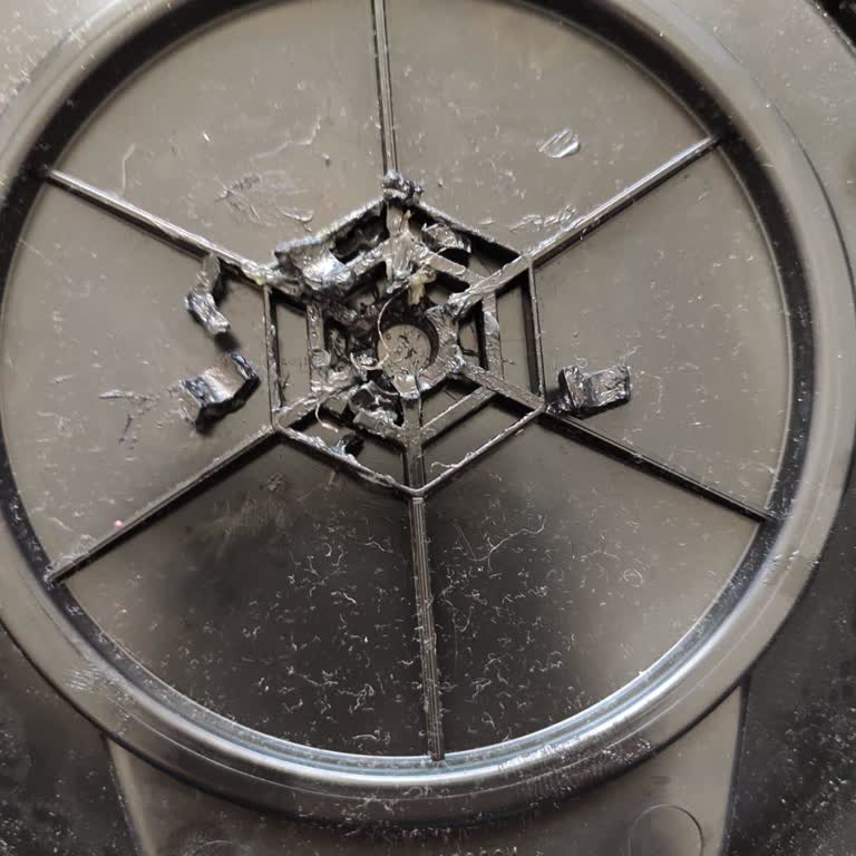 Fakir Filter Pro Dust Bagless Vacuum Cleaner Wheels Melt From The Hub