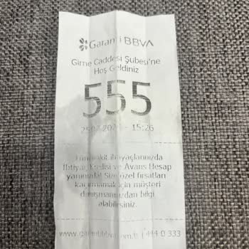 Garanti BBVA İade Talebi İstiyorum