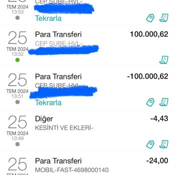 Garanti BBVA İade Talebi İstiyorum