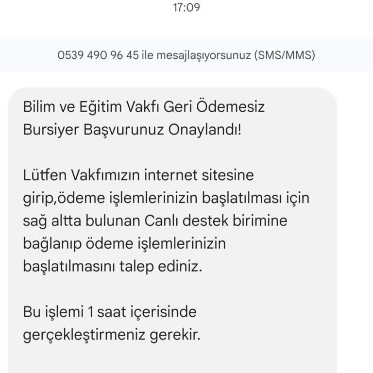 Bilsev Vakfı (Burs Başvuru) Burs Başvurusu Güven Sorunları
