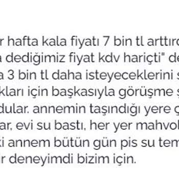 Nakliye Firmasıyla Yaşanan Sorunlar Ve Armut'un Yetersiz Müdahalesi