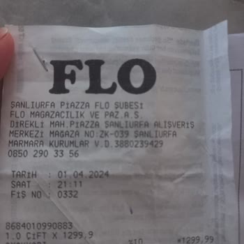 FLO Ayakkabı FLO Krampon Sorunu