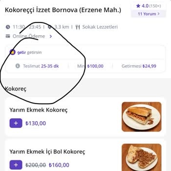 GetirYemek Getir Asla Ücret İadesi Yapmıyor