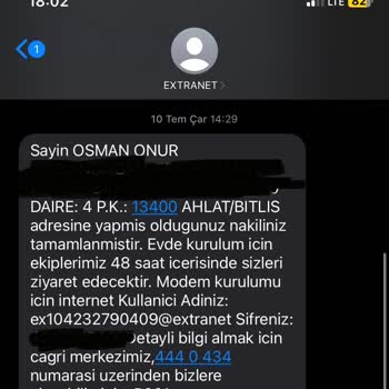 Extranet İnternet Nakil Problemi