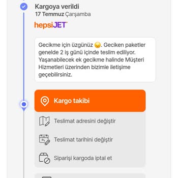 hepsiJET Hepsiburada Ve Hepsijet Adlı Firmaların Gönderileri Elime Ulaşmadı.