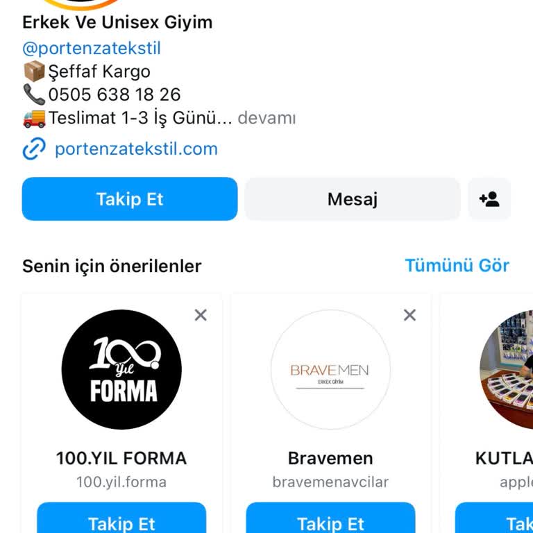 Portenzawear Fotoğraftaki Ürünlerin Aksine Kötü Ürünler Gönderiyor