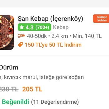 Trendyol Yemek De Var Olan İndirimler Uygulanmıyor.