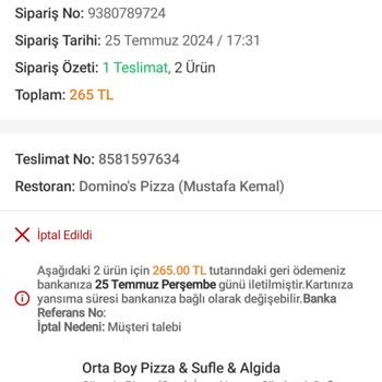 Domino's Pizza Kurye Yokmuş Dünya Devinde