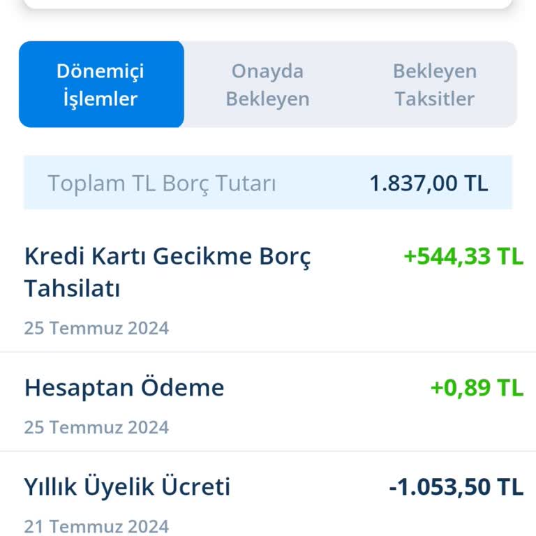 Denizbank Yıllık Kart Ücreti