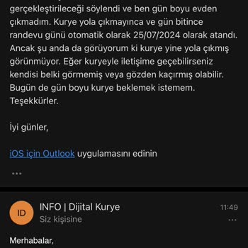Dijital Kurye Vodafone Sim Kart Teslimatı