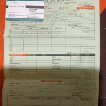 Kusurlu Siemens Çamaşır Makinesi