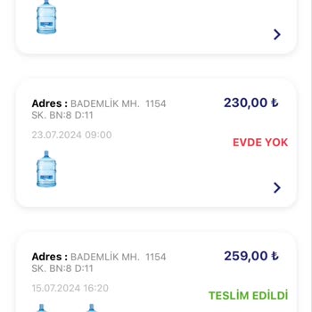 Erikli Su Teslim Edilmeyen Ürünün Ücretini Aldılar