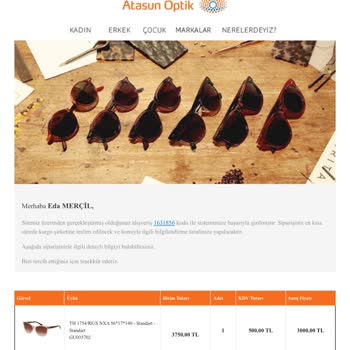 Atasun Optik Kampanya Yalanı Ve Ürünün İptali