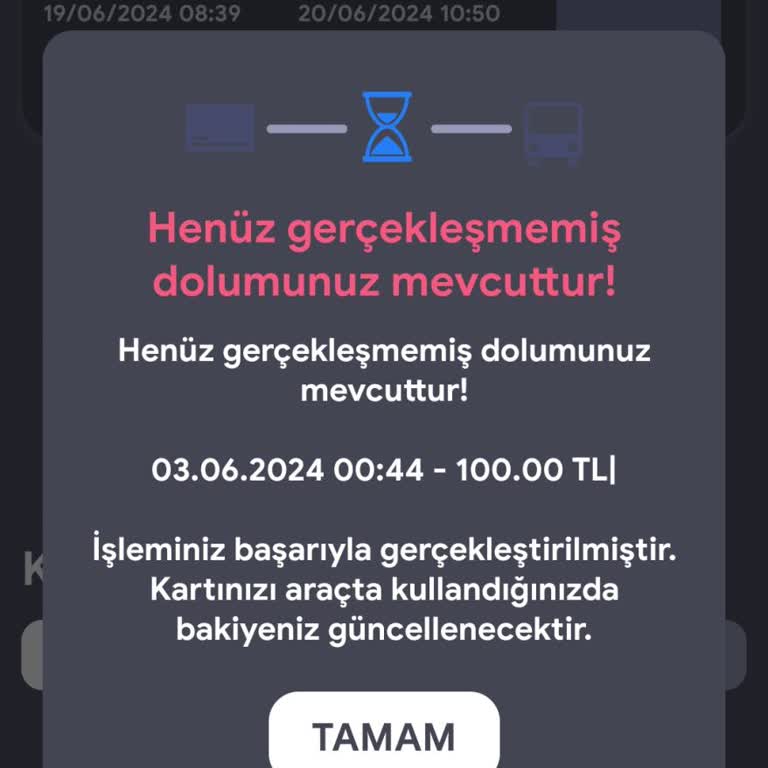 Kent Kart Kartıma Online Para Aktardım Düşmedi