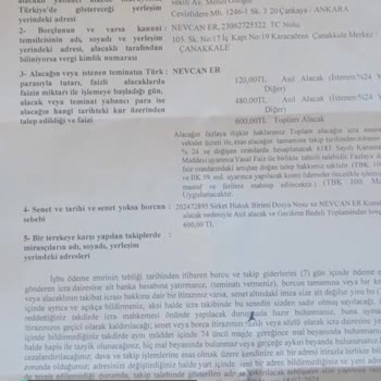 Otoyol A. Ş Sebepsiz İcra Gönderdi!