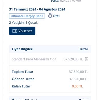 Tatil Sepeti Farkı İade Et