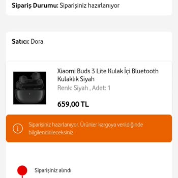 Xiaomi Vodafone Bozuk Kulaklığı İade Almıyor