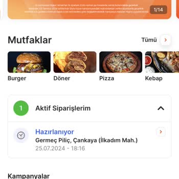 Germeç Piliç Germeç İlkadım Sipariş Getirmiyor Migros Yemek Otomatik Cevap Veriyor