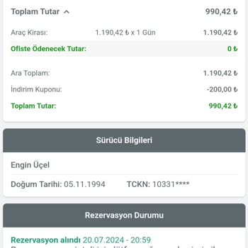 Obilet Araç Kiralama İptalinde Yaşanan Sorun Ve Para İadesi Talebi