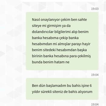 Galabet İçerideki Paramın Başka Şahıslarca Çekildiğini İddia Ediyor