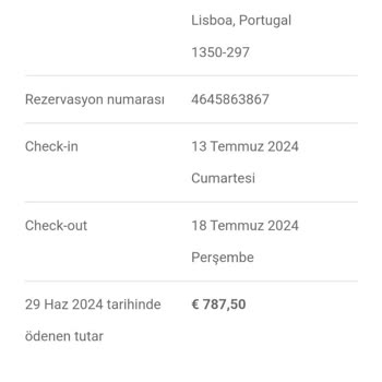 Booking.com Dan Konaklama Hizmeti İle İlgili Şikayet