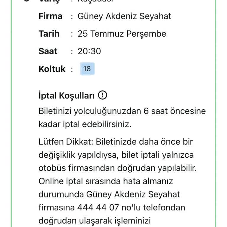 Enuygun Ve Güney Akdeniz Seyahat Şikayet