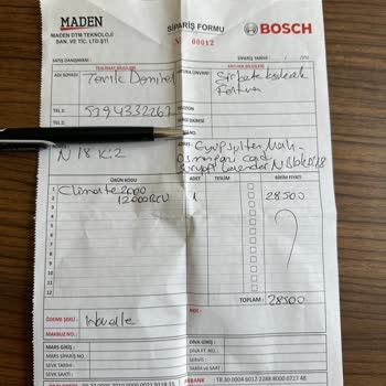 Bosch Pişmanlıktır! Montaj Süreleri Dedikleri Zamanda Olmuyor.