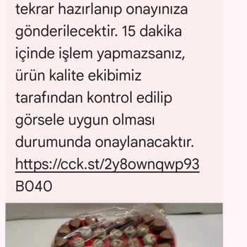 Çiçek Sepeti Görselle Alakası Olmayan Ürün