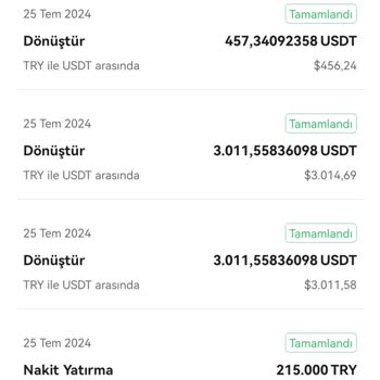 OKX Paramı Hesabıma Aktarma Yaparken Hesaba Düşmedi