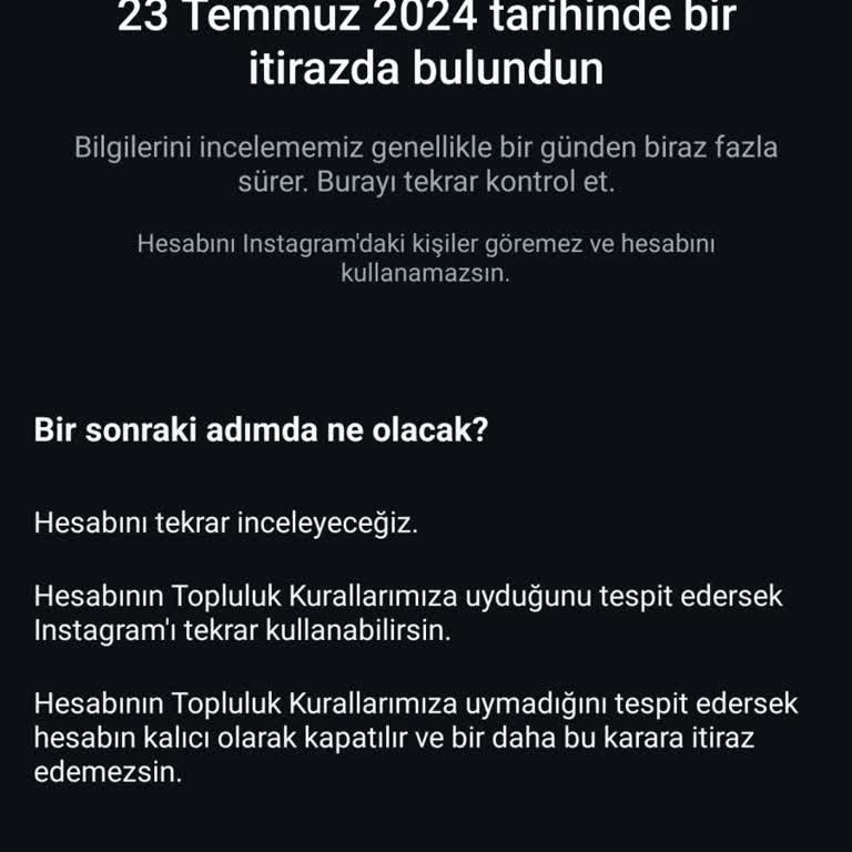 Instagram Hesabım Durduk Yere Askıya Alındı!