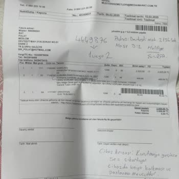 Media Markt Samsung Çamaşır Makinesi Arızası