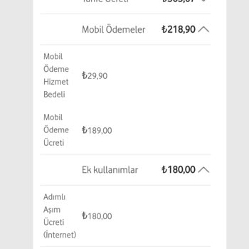 Vodafone Fitme İçin Haksız 189TL