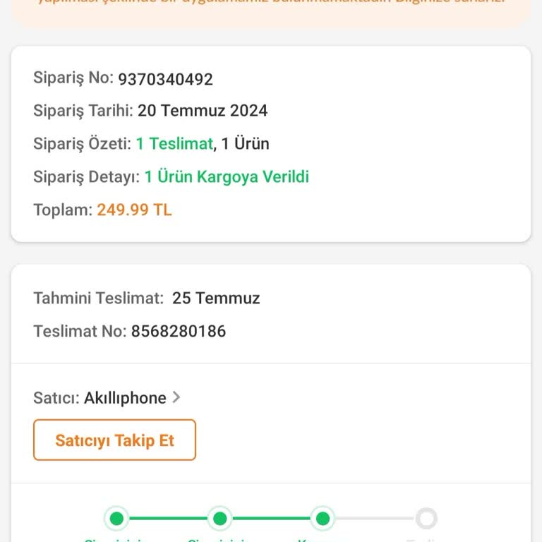 Trendyol Express Trendyol Alışverişi Süründürür Paranızla Rezil Eder