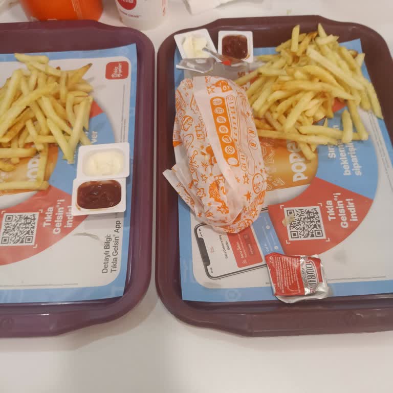 Popeyes Tekira AVM Farklı İşlem Yapıp Fazla Para Alması