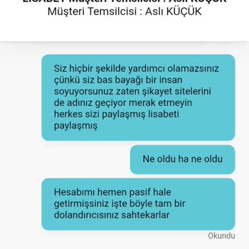 Lisabet Lütfen Okuyunuz Okutunuz