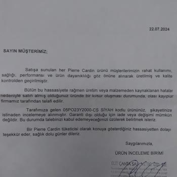 Pierre Cardin Giyim Pierre Cardin Çantasının Kalitesizliği