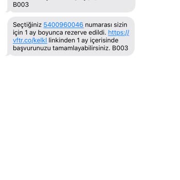 Vodafone Hat Açılmama Problemi