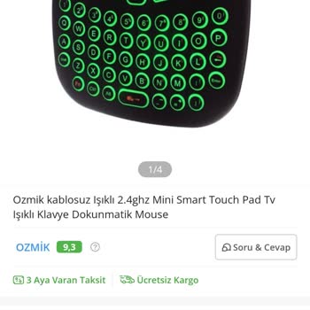 ÇiçekSepeti Oz. Mik Mini Klavye