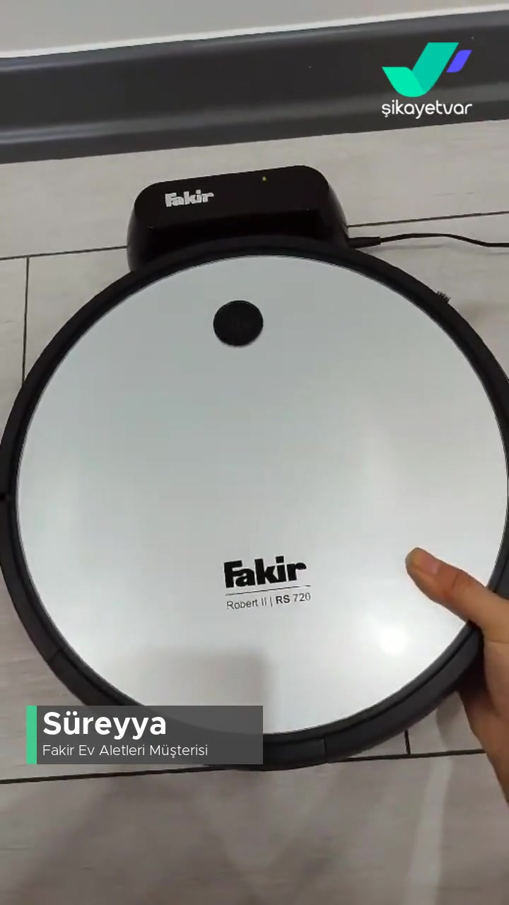 Fakir Rs720 Robot Süpürge Şarj Olmuyor! videonun kapak resmi