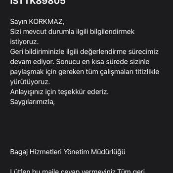 Turkish Airlines Compensation for Lost Luggage Not Provided!