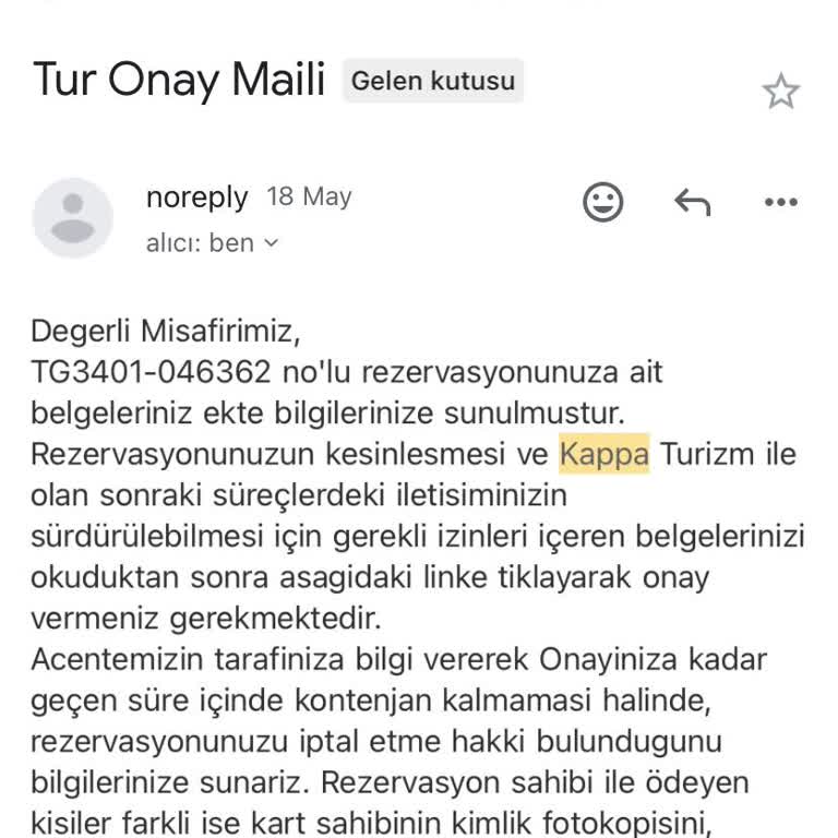 Kappa Tur Mağduriyeti