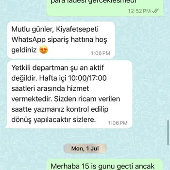 Kıyafet Sepeti Stokta Olmayan Elbiseyi Satıyor Ve Paramı İade Etmiyor.