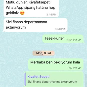 Kıyafet Sepeti Stokta Olmayan Elbiseyi Satıyor Ve Paramı İade Etmiyor.