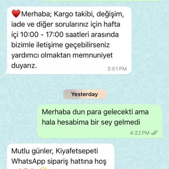Kıyafet Sepeti Stokta Olmayan Elbiseyi Satıyor Ve Paramı İade Etmiyor.
