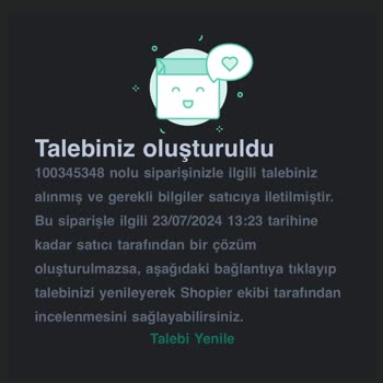 Shopier İade Sorununun Çözülmemesi