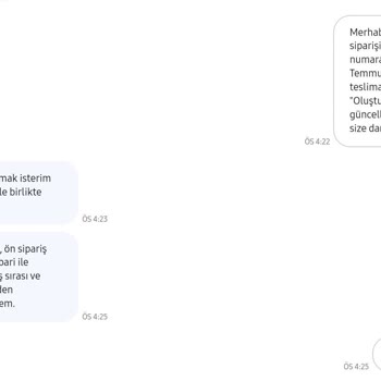 Samsung Telefon Samsung Ön Sipariş Gönderiminin Belirsizliği