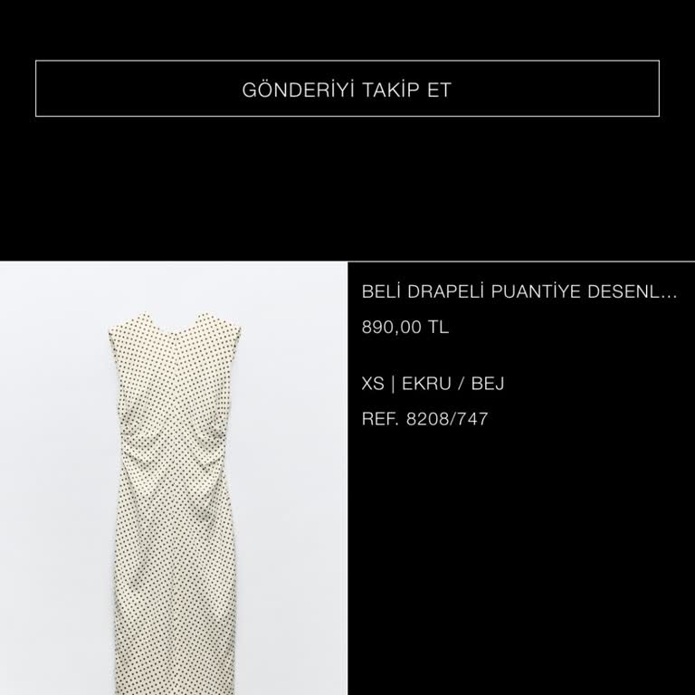 Zara Teslim Edilmeyen Sipariş